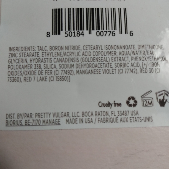 COPY - Pretty Vulgar Blush Make Them Blush #17 Tickled Pink - Picture 3 of 5